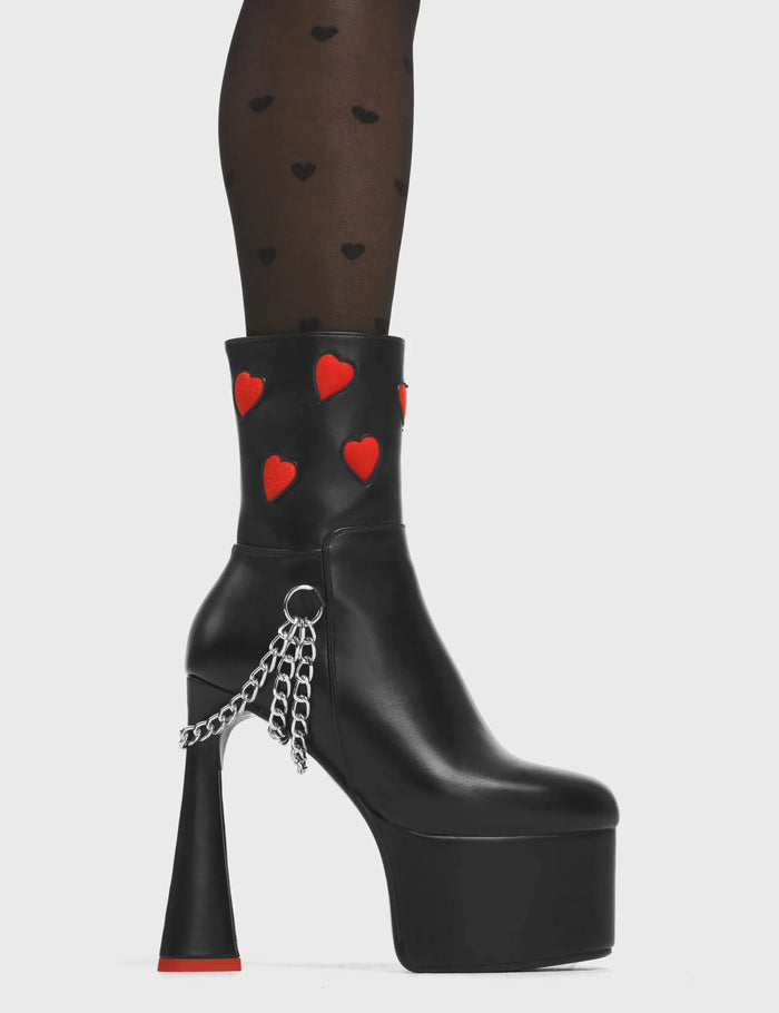 lamoda Back Me Platform Ankle Boots