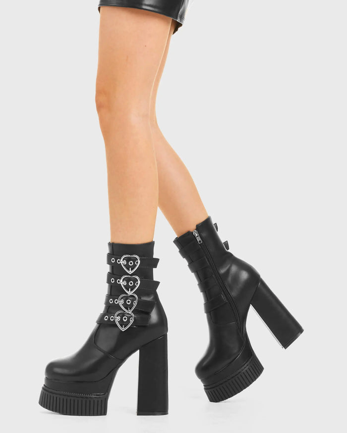 Lamoda Back To Love Creeper Platform Ankle Boots