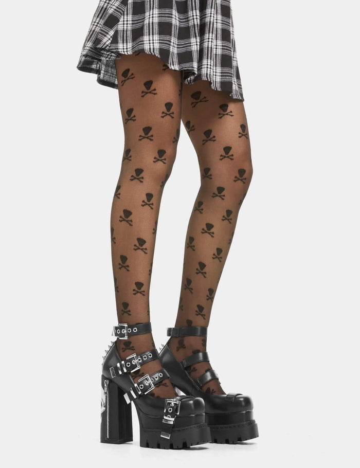 Lamoda Bare Bones Sheer Tights