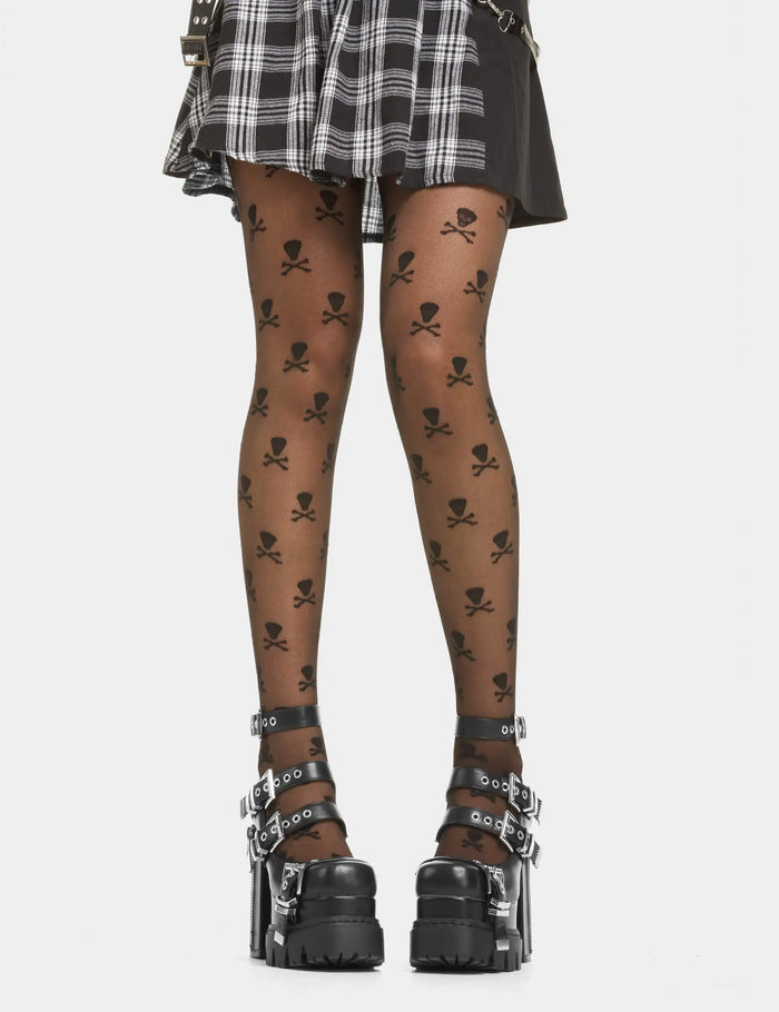lamoda Bare Bones Sheer Tights