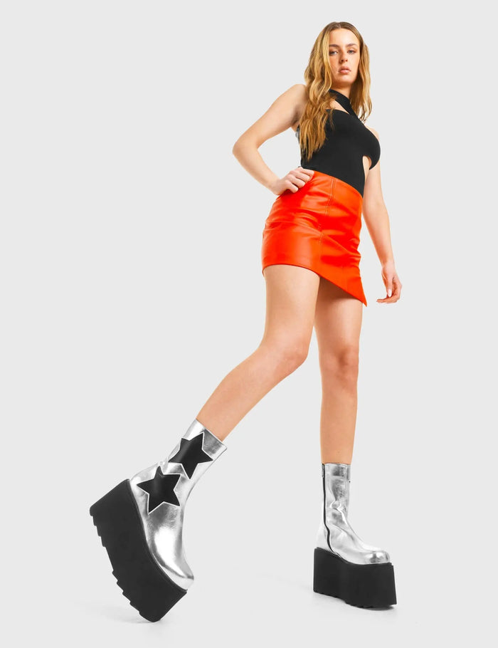 Lamoda Big Shot Chunky Platform Ankle Boots