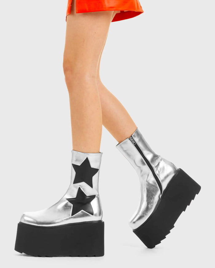 Lamoda Big Shot Chunky Platform Ankle Boots