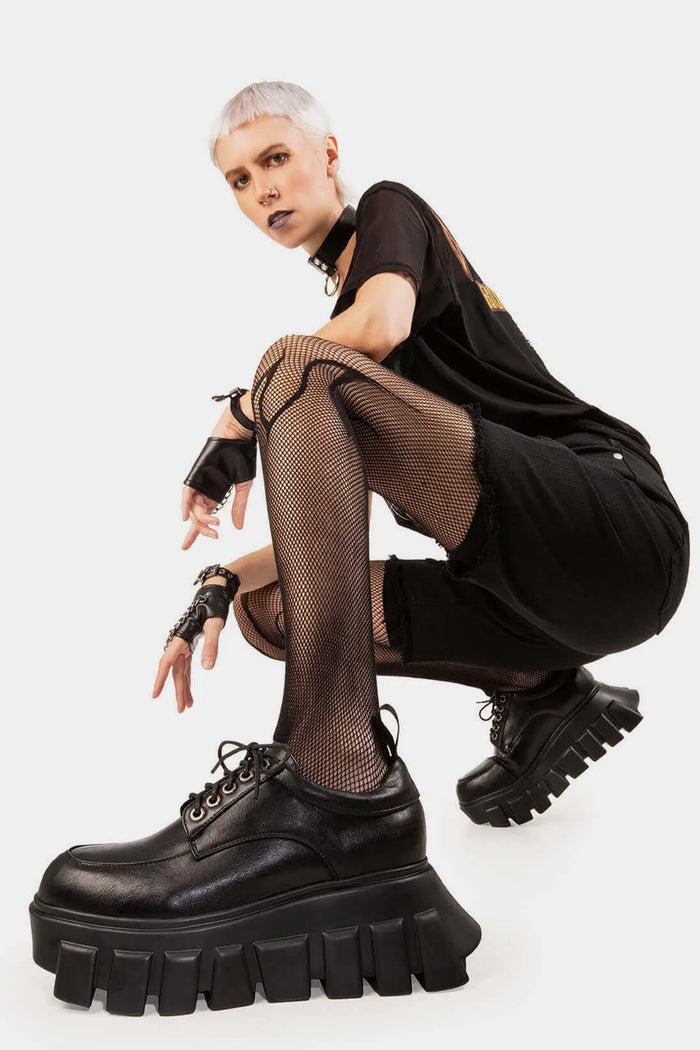 Lamoda Black Hole Chunky Platform Sneakers