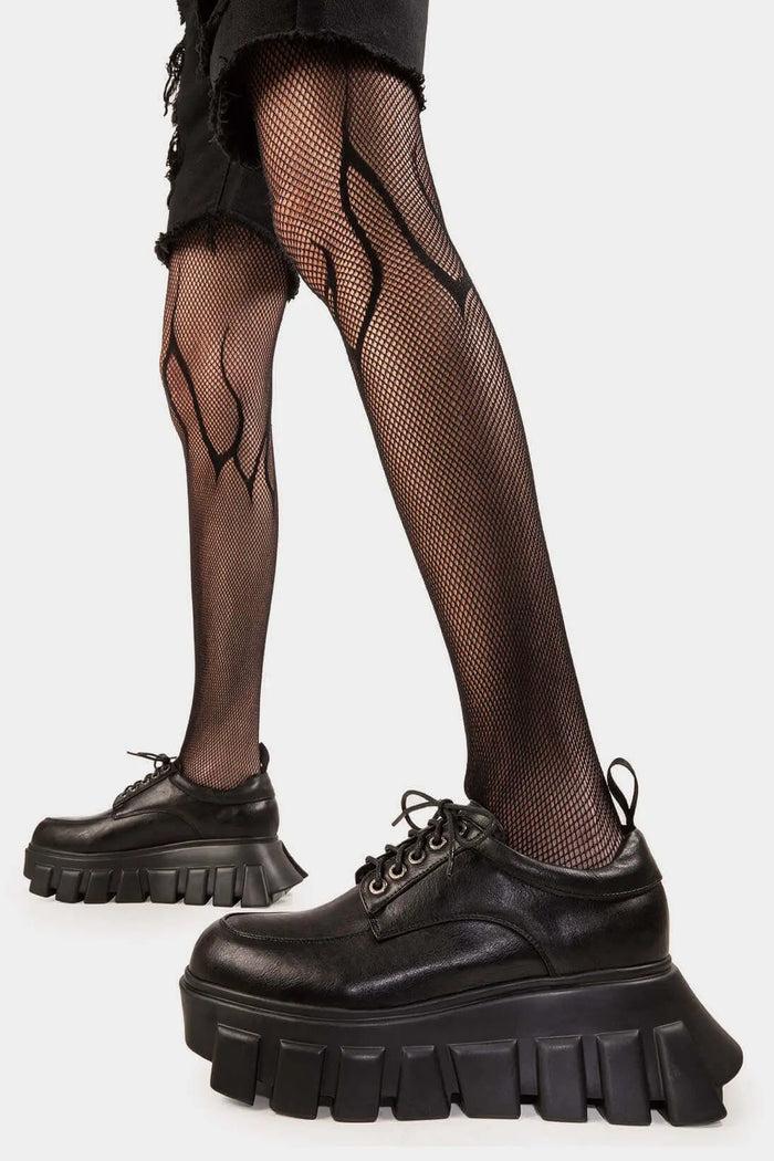 lamoda Black Hole Chunky Platform Sneakers