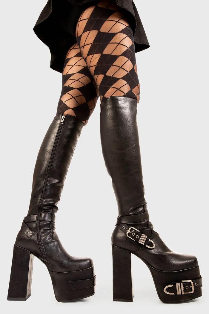 Lamoda Blair Platform Knee High Boots