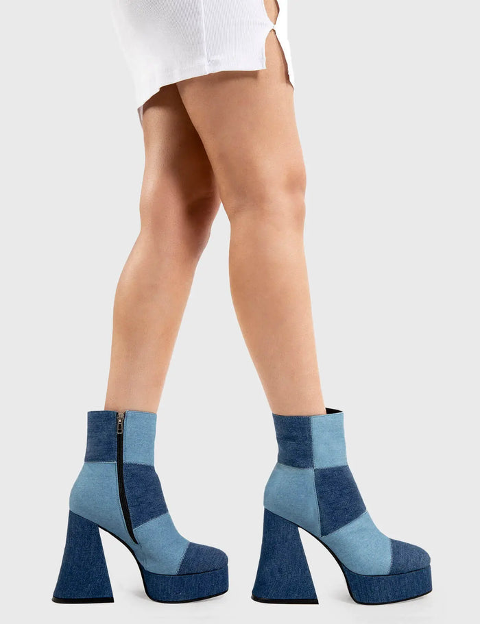 Lamoda Break In Two Platform Ankle Boots