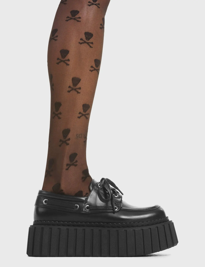 lamoda Breaking News Chunky Platform Creeper Shoes