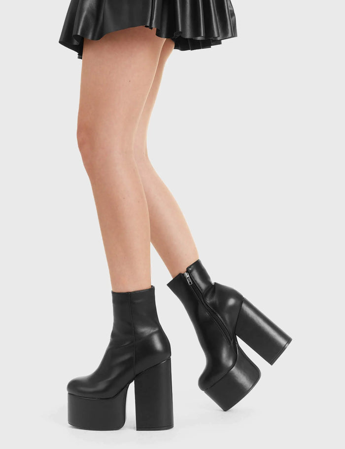 Lamoda Bubblegum Platform Ankle Boots