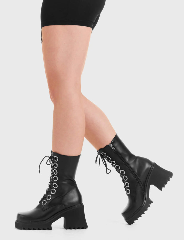 Lamoda Bulletproof Chunky Platform Ankle Boots