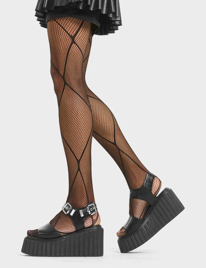 Lamoda Butterflies Chunky Platform Creeper Sandals