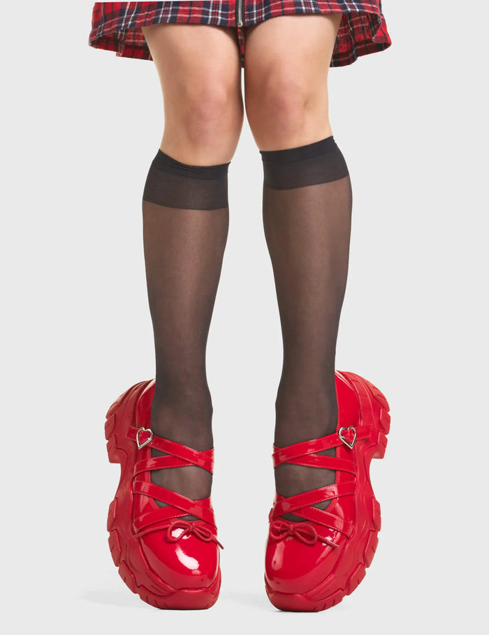 Lamoda Candy Chunky Platform Mary Jane Shoes