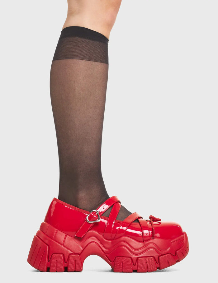 Lamoda Candy Chunky Platform Mary Jane Shoes