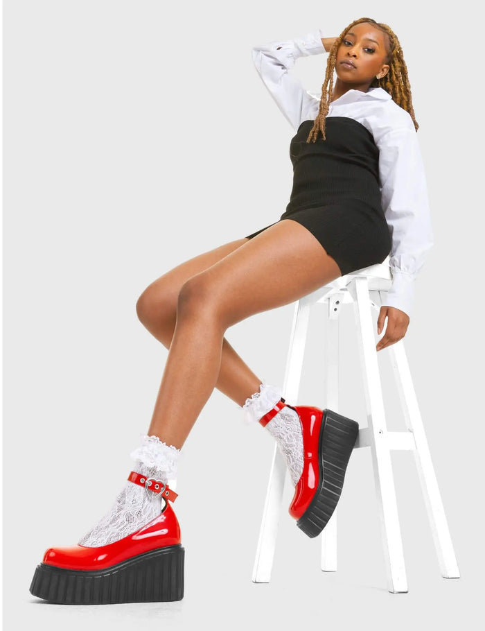 Lamoda Cant Stop Chunky Platform Creeper Shoes