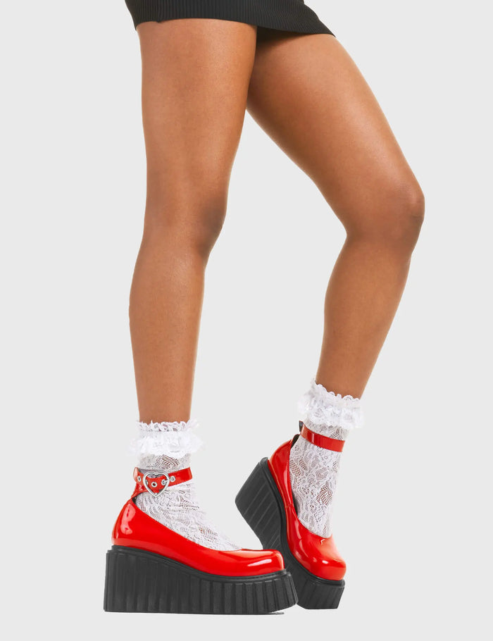 lamoda Cant Stop Chunky Platform Creeper Shoes