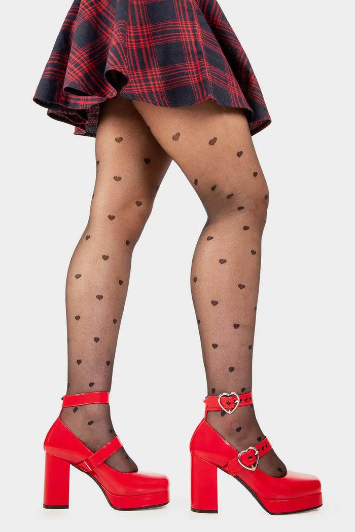 Lamoda Chrome Heart Platform Heels