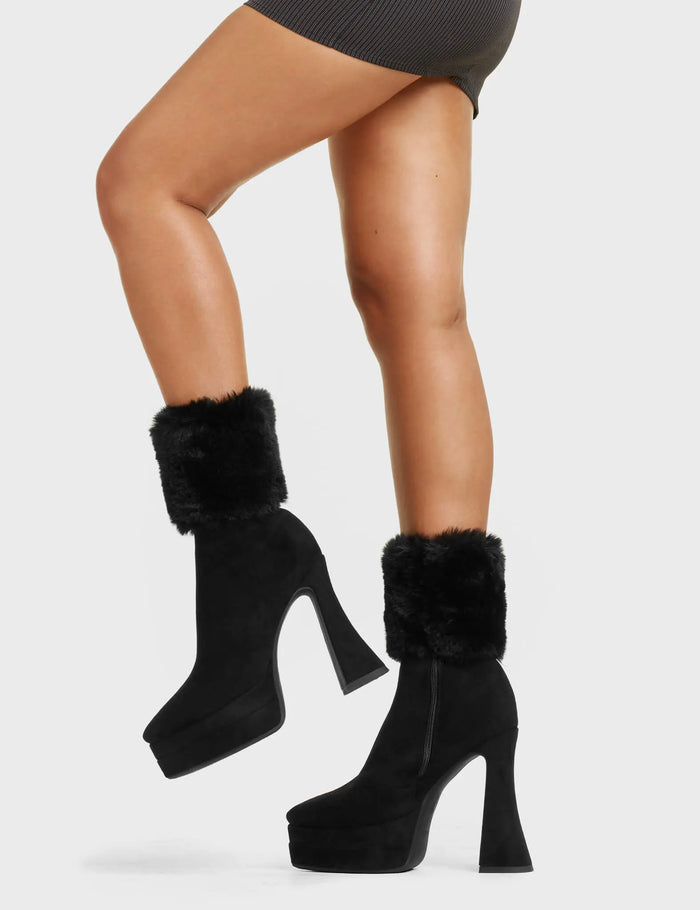 lamoda Cupcake Platform Ankle Boots