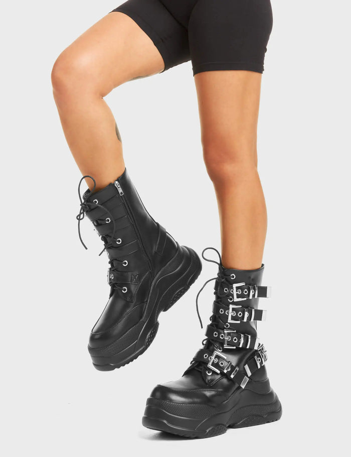 Lamoda Dawn Chorus Chunky Platform Ankle Boots