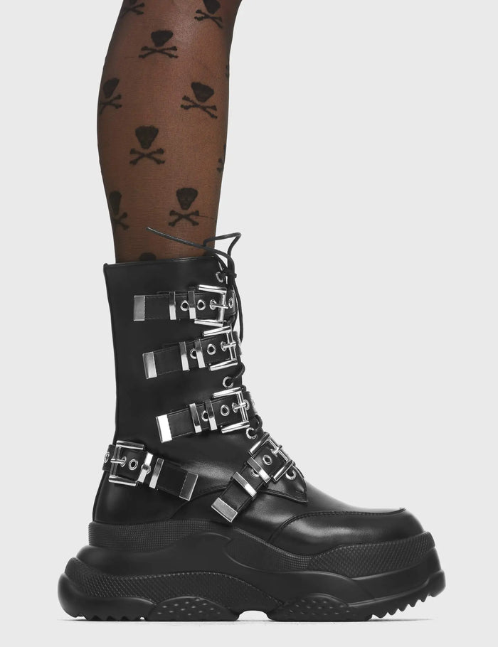 lamoda Dawn Chorus Chunky Platform Ankle Boots