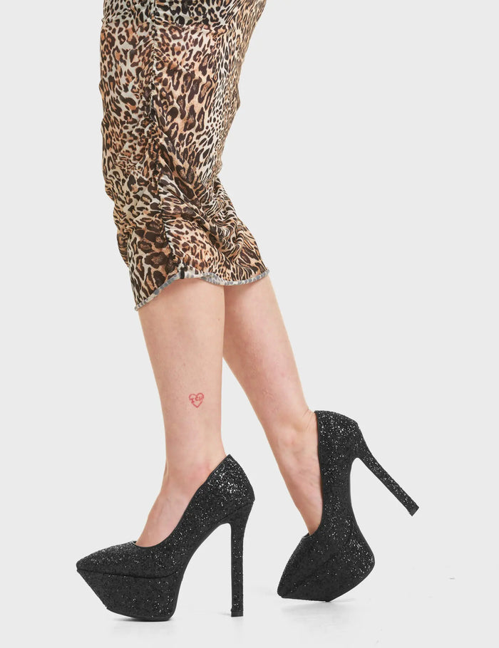 Lamoda Diamond In The Rough Platform Heels