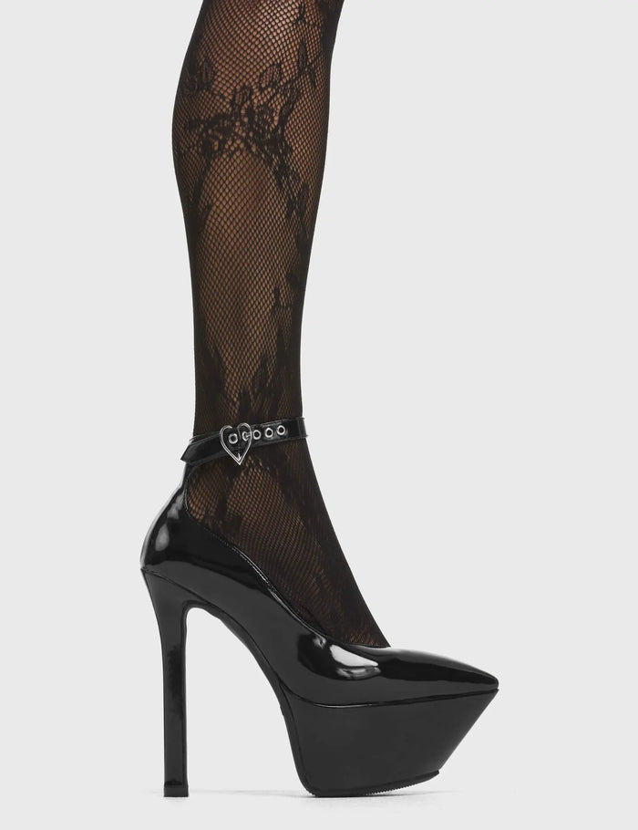 lamoda Disco Diva Platform Heels