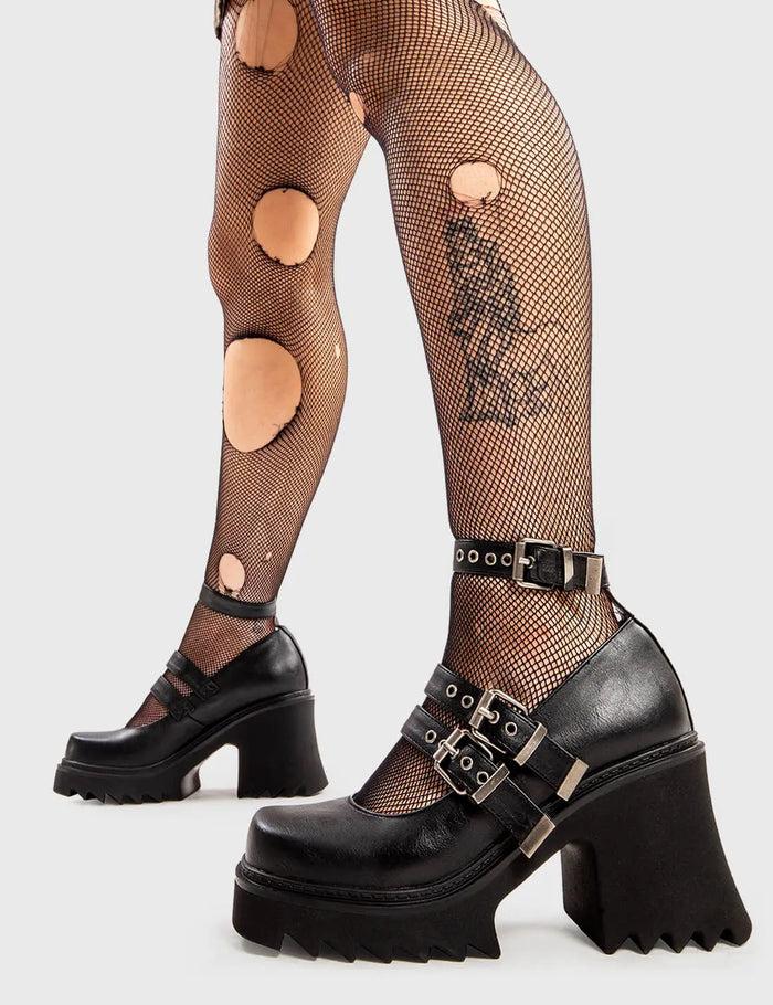 Lamoda Displaced Chunky Mary Jane Shoes