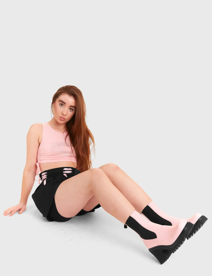 Lamoda Elevate Chunky Platform Ankle Boots