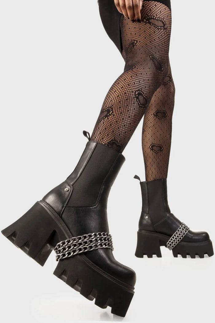 Lamoda Evening Stroll Chunky Platform Ankle Boots