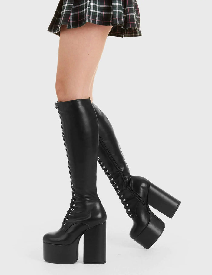 Lamoda Everest Platform Knee High Boots