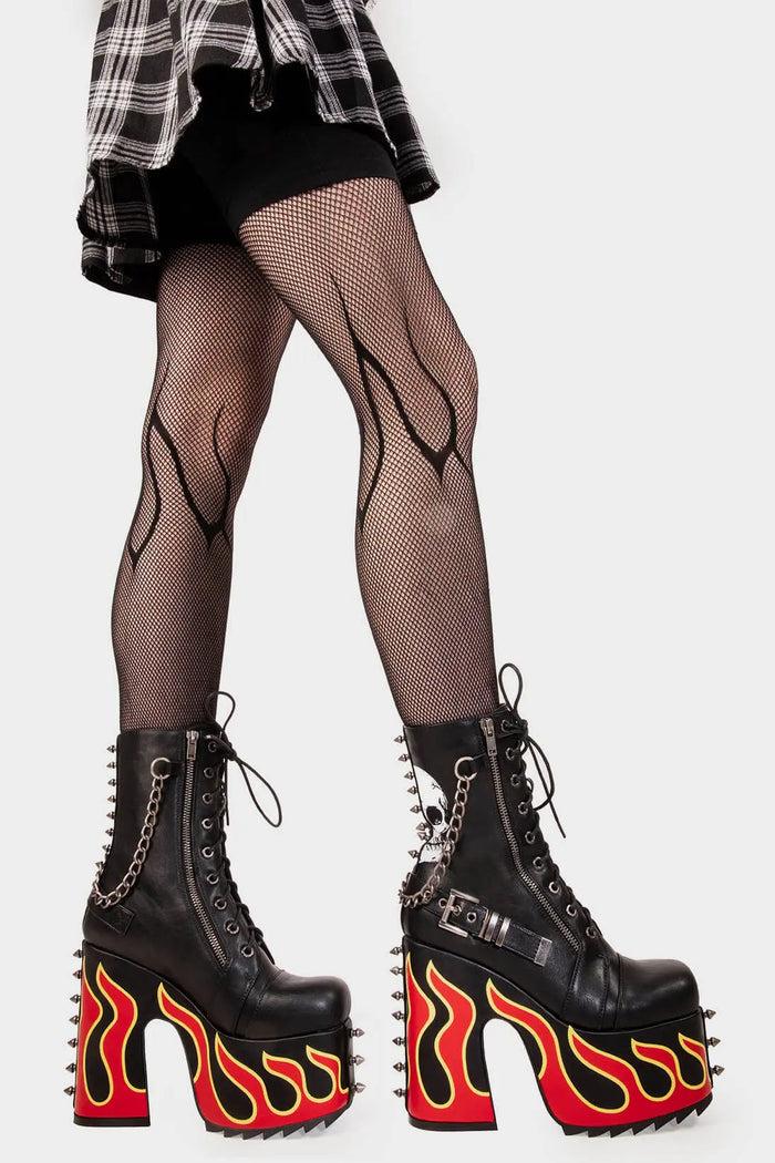 Lamoda Expensive Pain Chunky Platform Ankle Boots