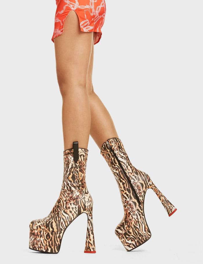 Lamoda Explosive Platform Ankle Boots