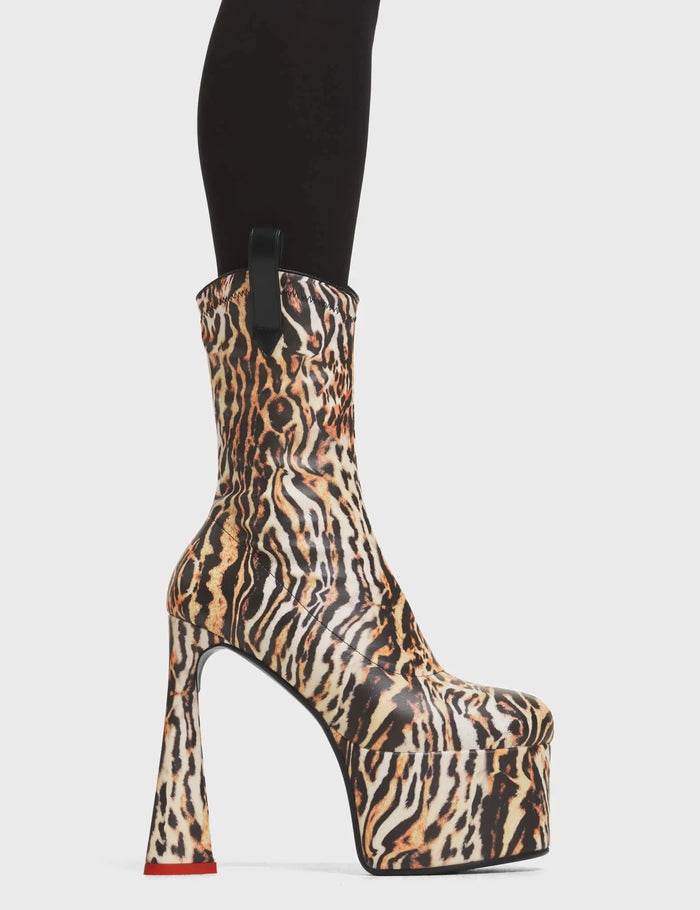 lamoda Explosive Platform Ankle Boots