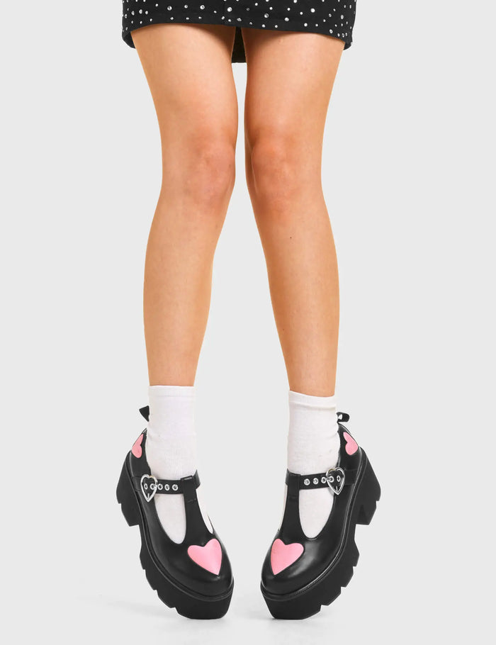 lamoda Fairytale Chunky Mary Jane Shoes