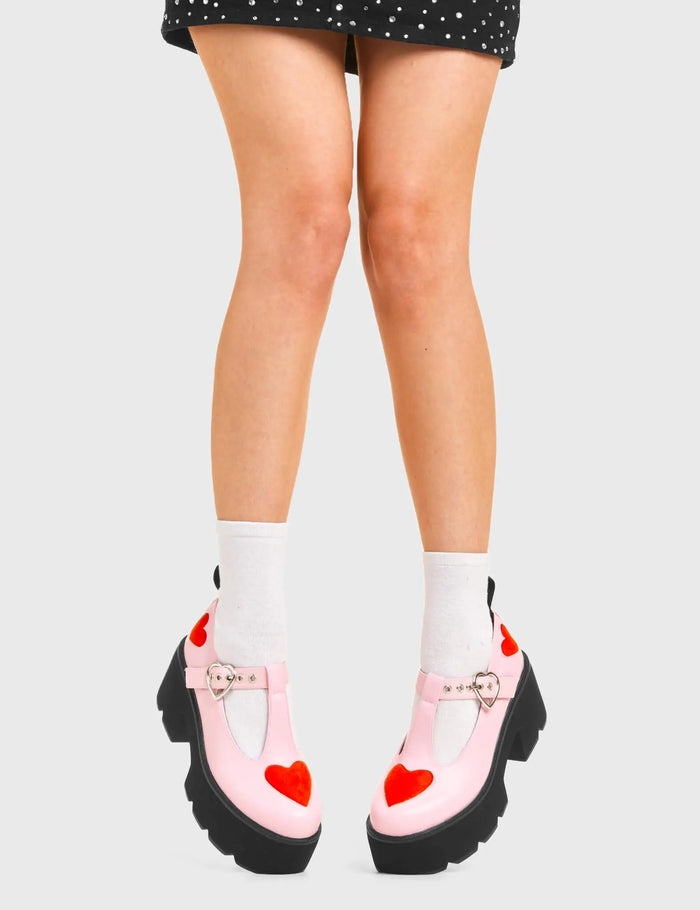 lamoda Fairytale Chunky Mary Jane Shoes