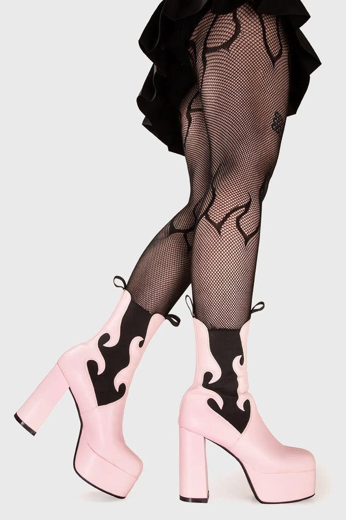 Lamoda Feelings Platform Ankle Boots