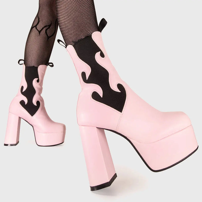 Lamoda Feelings Platform Ankle Boots