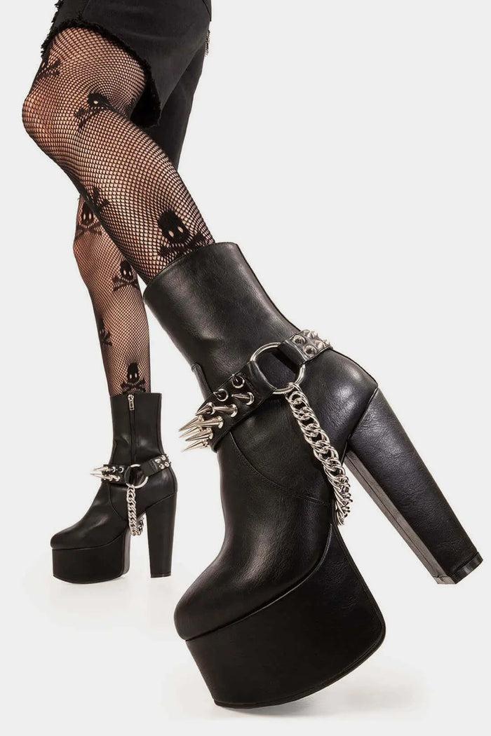 lamoda Flashbacks Platform Ankle Boots