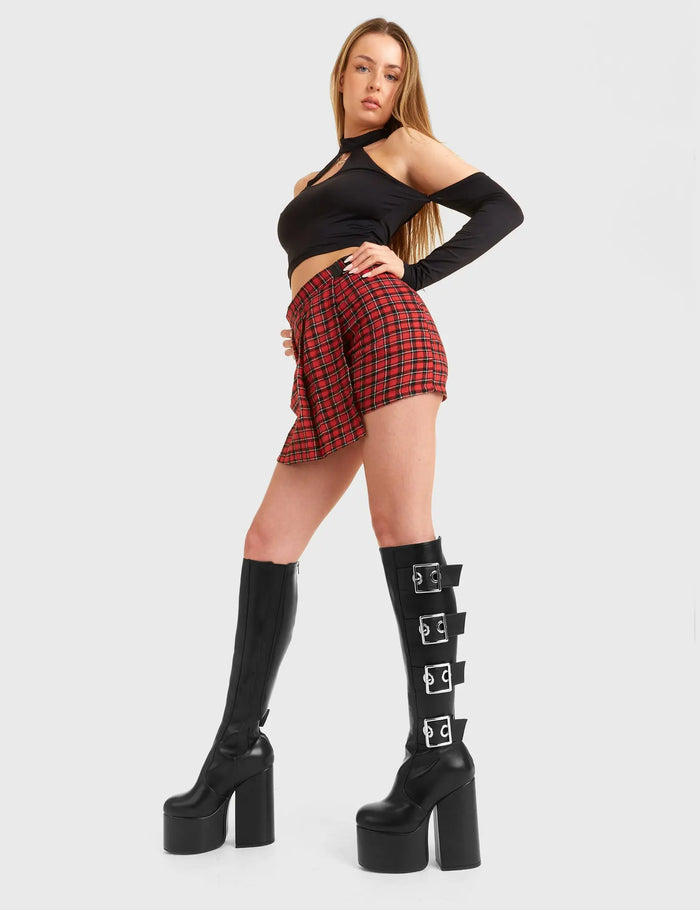 Lamoda FYP Platform Knee High Boots