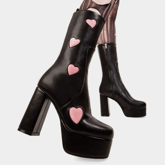 Lamoda Game Of Love Platform Calf Boots