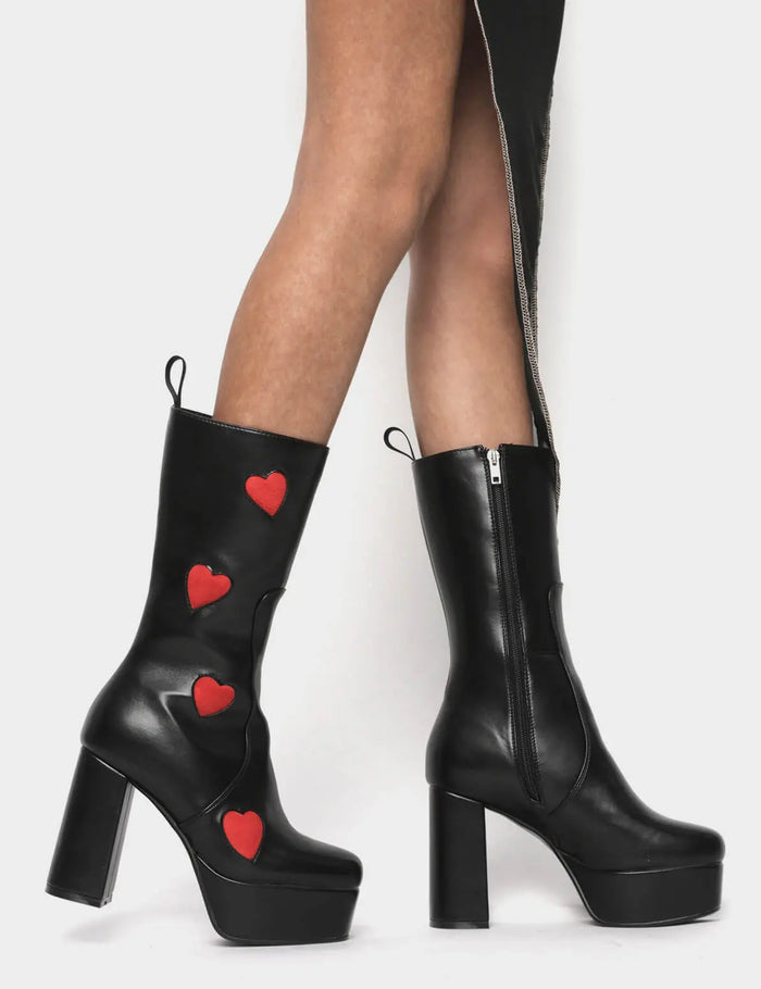 Lamoda Game Of Love Platform Calf Boots