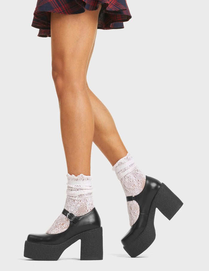 Lamoda Genius Chunky Platform Mary Jane Shoes