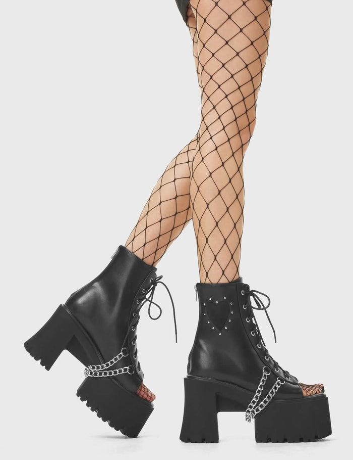 Lamoda Get To It Chunky Platform Ankle Boots