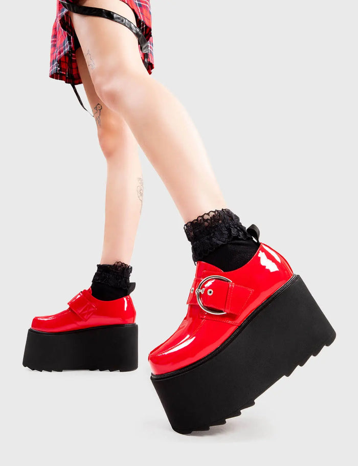 lamoda Grounded Chunky Platform Shoes