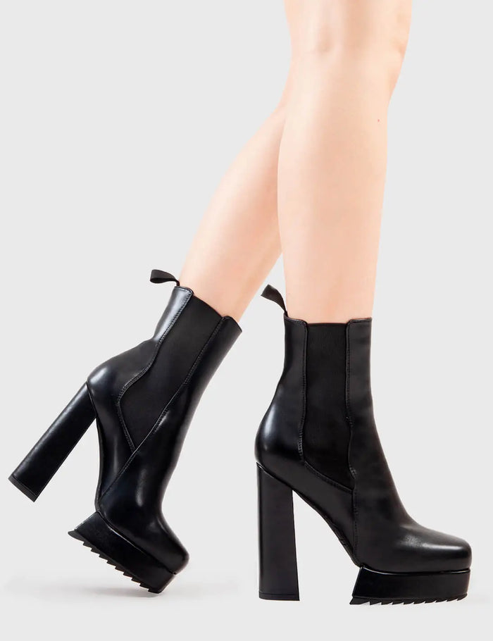 Lamoda Hackers Platform Ankle Boots