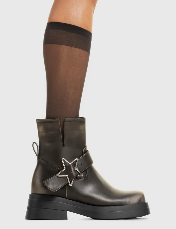 Lamoda Hawk Platform Ankle Boots
