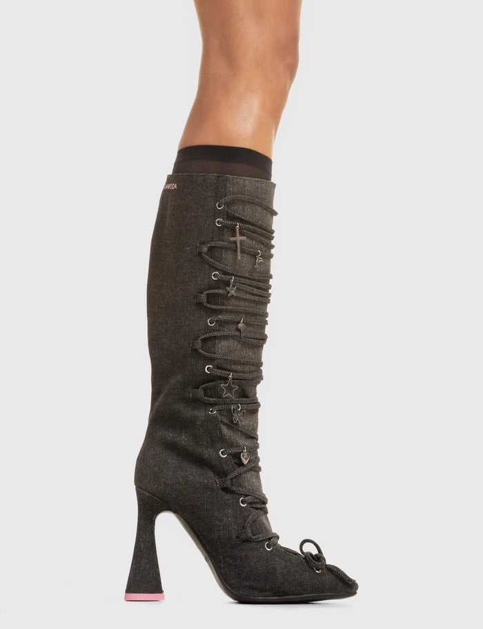 Lamoda Healing Platform Knee High Boots