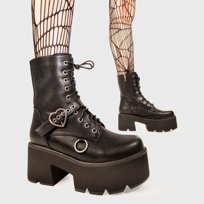 Lamoda Heartless Chunky Platform Boots