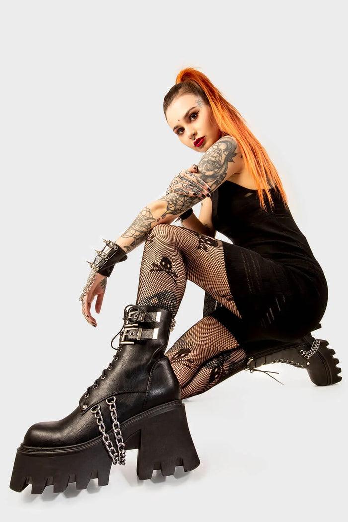 Lamoda High On Love Chunky Platform Ankle Boots