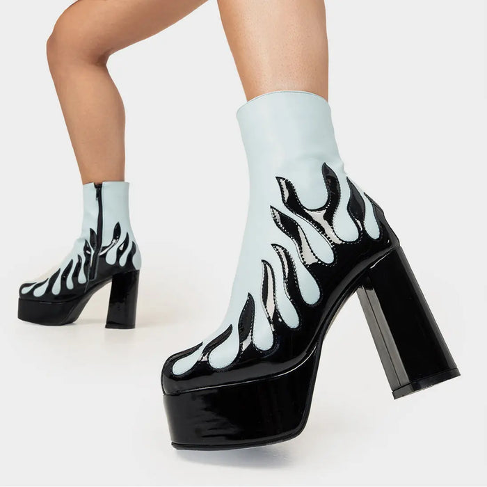 Lamoda High Voltage Platform Ankle Boots