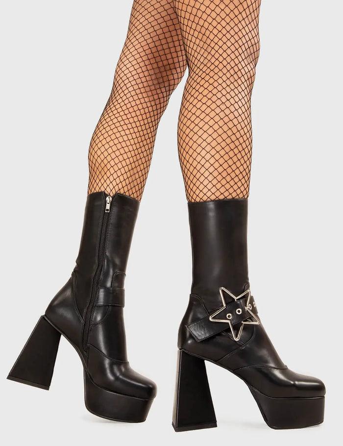 Lamoda Hound Dog Platform Ankle Boots