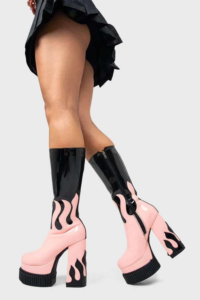 Lamoda Ignite Platform Calf Boots